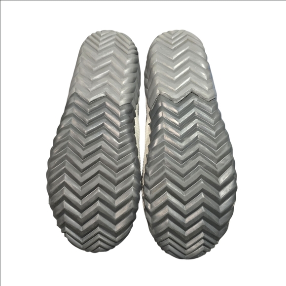 Sorel Out N About Quilted Ankle Rain Duck Boots Gray Leather Rubber Women’s 7 - Picture 6 of 16